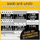 Affirmation Cards (Black & White Pattern) | Affirmation Station
