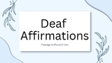 Affirmation Cards for DHH