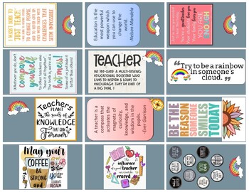 Preview of Affirmation Cards for Fellow Teacher or for You