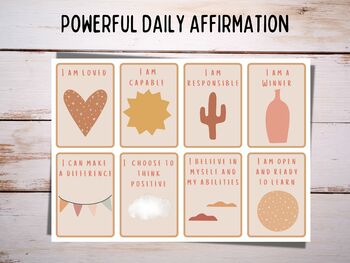 40 positive words of affirmation stickers for self