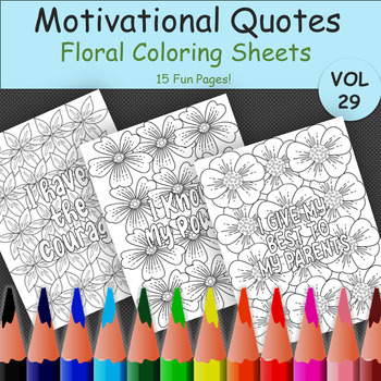 Preview of Affirmation Coloring Pages | Motivational Coloring Sheet for Kindness, Self-love