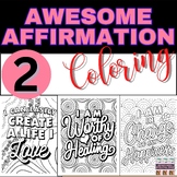 Growth Mindset Coloring Pages - Affirmation Coloring Pages Set 2