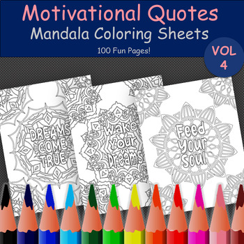 Inspirational Affirmation Mandala Coloring Book For Adults and Teens, Motivational Quotes And Mandalas, Healthy Food Themed, Good Vibes,  Positive  Anxiety Relief: Adult and Teen Coloring Book by Foodology  Feeding