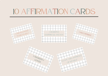 Preview of Affirmation Flash Cards