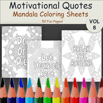 Preview of Affirmation Mandala Coloring Sheets for Self-talk, Mindfulness & Self-acceptance