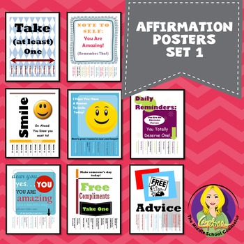 Preview of Affirmation Poster Set