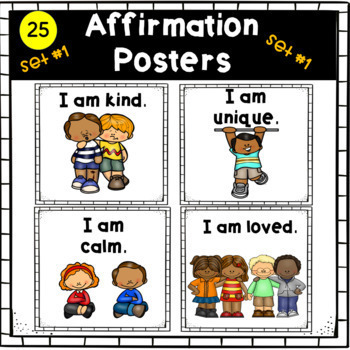 Preview of Affirmation Posters for Bulletin Boards and  Classroom Decor