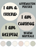 Affirmation Posters - Natural Warm Tones