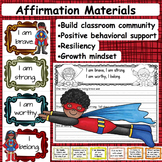 Affirmation Posters, Poem, and Writing Activity