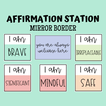 Preview of Affirmation Station