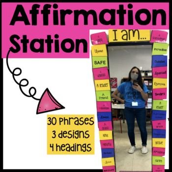Affirmation Station by Teaching in the East | Teachers Pay Teachers