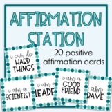 Affirmation Station Cards - Blue