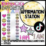 Affirmation Station - Disco Daydream, Colorful Classroom Decor