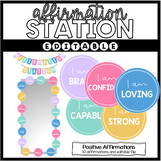 Affirmation Station - Editable Affirmation Mirror Kit
