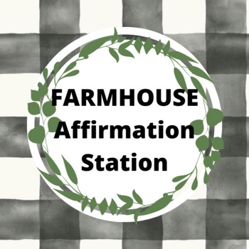 Preview of Affirmation Station - Farm House