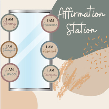 Preview of Affirmation Station - Mirror Printouts - Neutrals