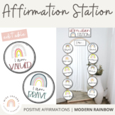 Affirmation Station Boho Rainbow | Positive Affirmations -