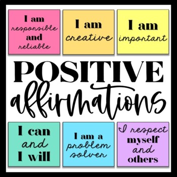 Preview of Affirmation Station - Positive Affirmation Cards 