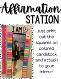 Affirmation Station Printable