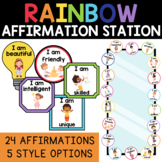 Affirmation Station | Rainbow Classroom Decor