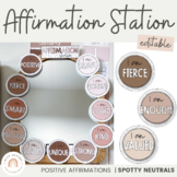 Affirmation Station | SPOTTY NEUTRALS | EDITABLE