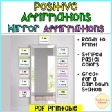 Affirmation Station mirror positive affirmations calming s