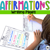 Affirmation Writing Activities | Digital and Printable Soc