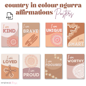 Preview of Affirmations Posters | 'Country in Colour' | Aboriginal Indigenous Art