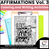 Affirmations Volume 3 - Coloring and Writing Activities