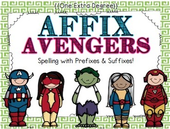 Preview of Affix Avengers: Spelling with Prefixes & Suffixes!