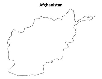 Afghanistan Map Blank By Northeast Education Teachers Pay Teachers   Original 5801544 1 