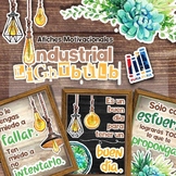 Afiches Motivacionales Colección "Industrial Lightbulb"