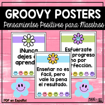 Preview of Afirmaciones Positivas para Maestros | Teacher Positive Posters