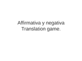 Afirmative/Negative