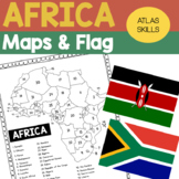 Africa 55 Flags and Maps Country Study