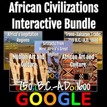 Preview of African Civilizations (730 B.C - A.D. 1600) Interactive Bundle