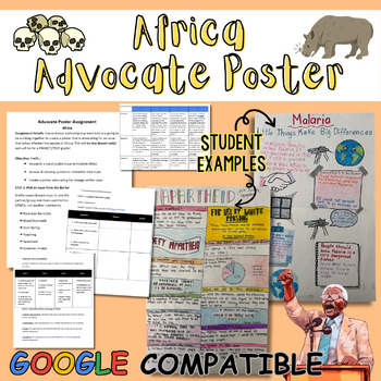 Preview of Africa Advocate Poster Activity