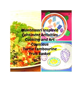 Preview of Africa Art Lessons Cooking Projects Pre-k to 3rd Grade Montessori Cultural 