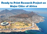 (Project-Based Learning) Africa City Research Project (Rea