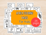 Africa Coloring Pages Bundle