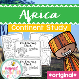 Africa Continent Study with Reading Comprehension Passages