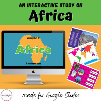 Preview of Africa Continent Unit - Digital Resource for Google Slides