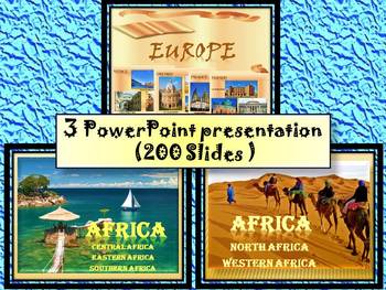 Preview of Africa Countries Egypt South Africa Europe distance learning