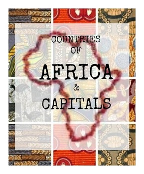 Preview of Africa- Countries and Capitals - Flashcards