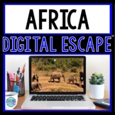 Africa DIGITAL ESCAPE ROOM for Google Drive® | Geography |