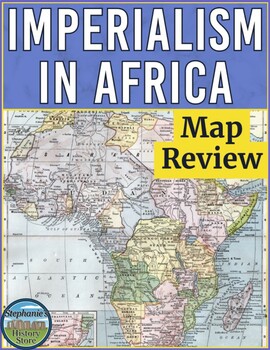 Preview of Imperialism in Africa Map Activity