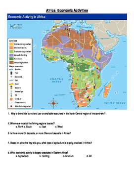 Preview of Africa: Economic Goods Map