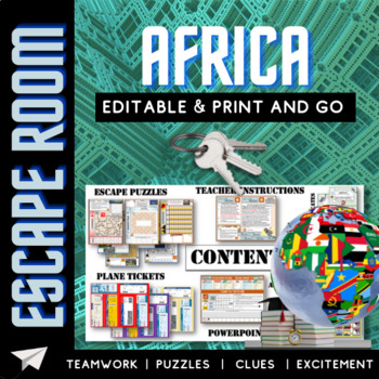 Preview of Africa Escape Room