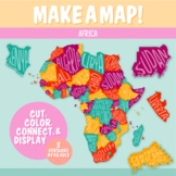 Africa Geography Activity | Make a Map! Interactive Bullet