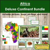 Africa Deluxe Continent Bundle (Color Borders) - Montessor